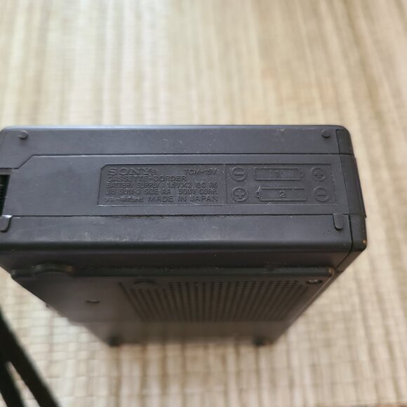 Sony VOR Voice Operated Recording Cassette Recorder TCM-15V FOR PARTS ONLY - Picture 5 of 5